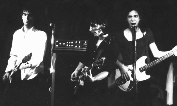 photo: Walter Lure, Johnny Thunders, Richard Hell, 1975