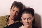 Richard Hell and new bride Sheelagh Bevan, 
photo by Richard Kern