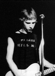 Richard Lloyd wears Hell-made shirt (1974) 
that named punk oral history (1996)